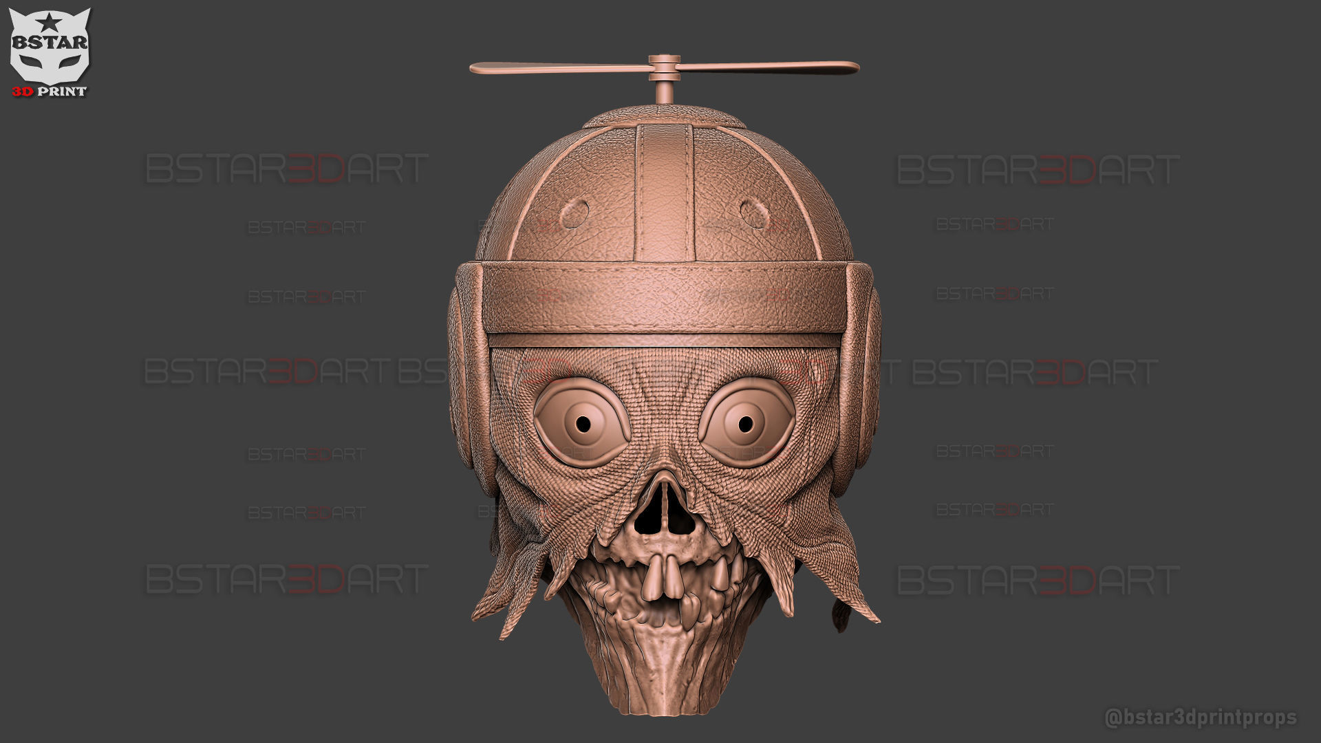 Headpool Mask - Deadpool and Wolverine movie - Marvel comic 3D print model_9