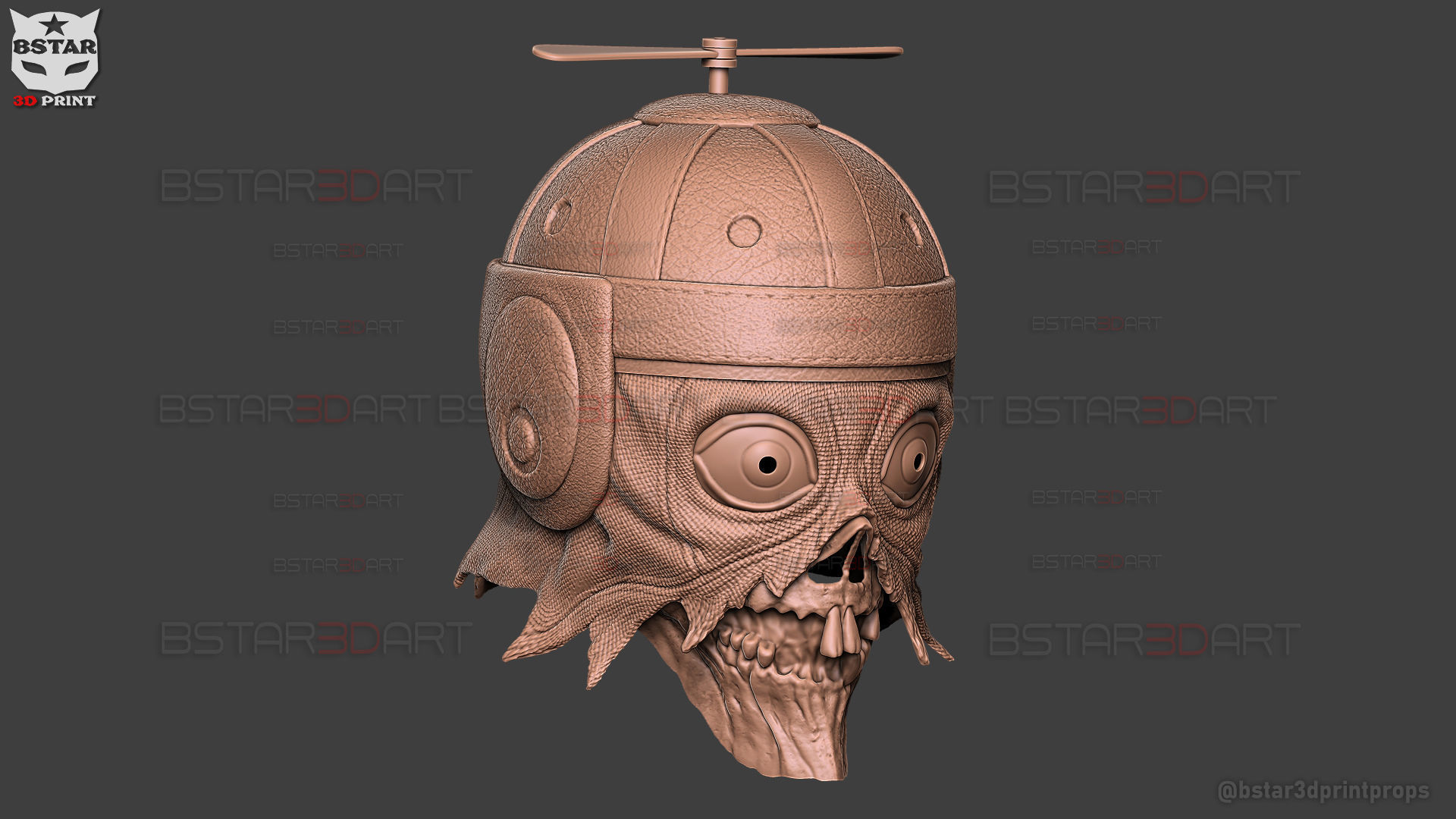 Headpool Mask - Deadpool and Wolverine movie - Marvel comic 3D print model_15