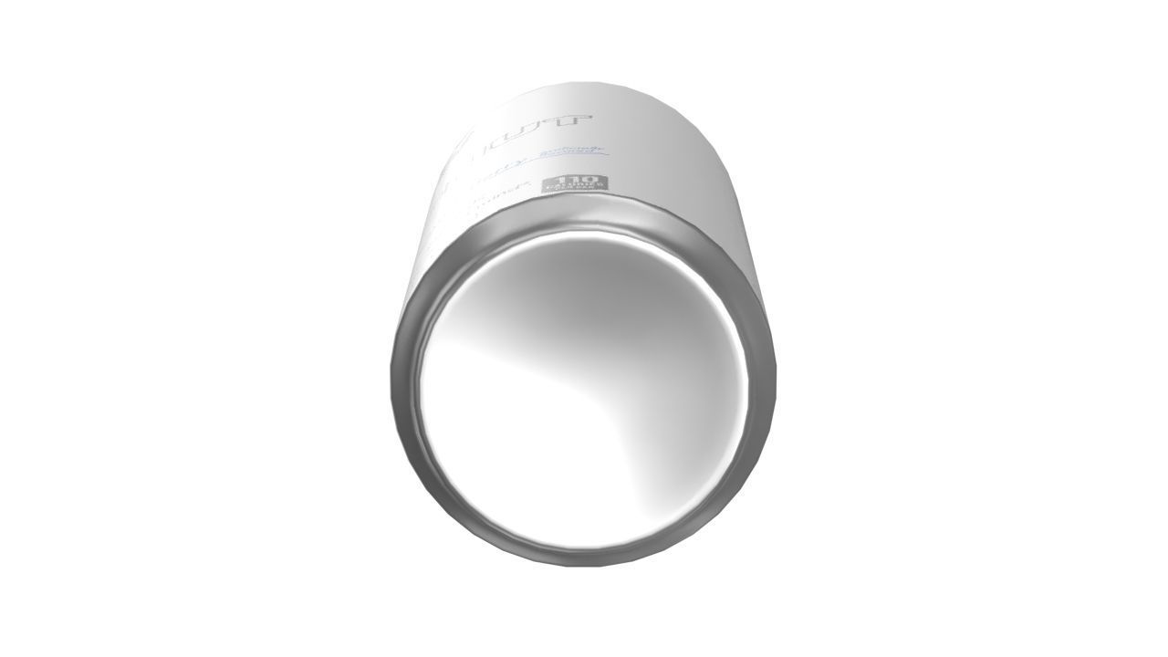 Red Bull Coconut Edition Drink Can Sleek 250ml 01 Low-poly 3D model_15