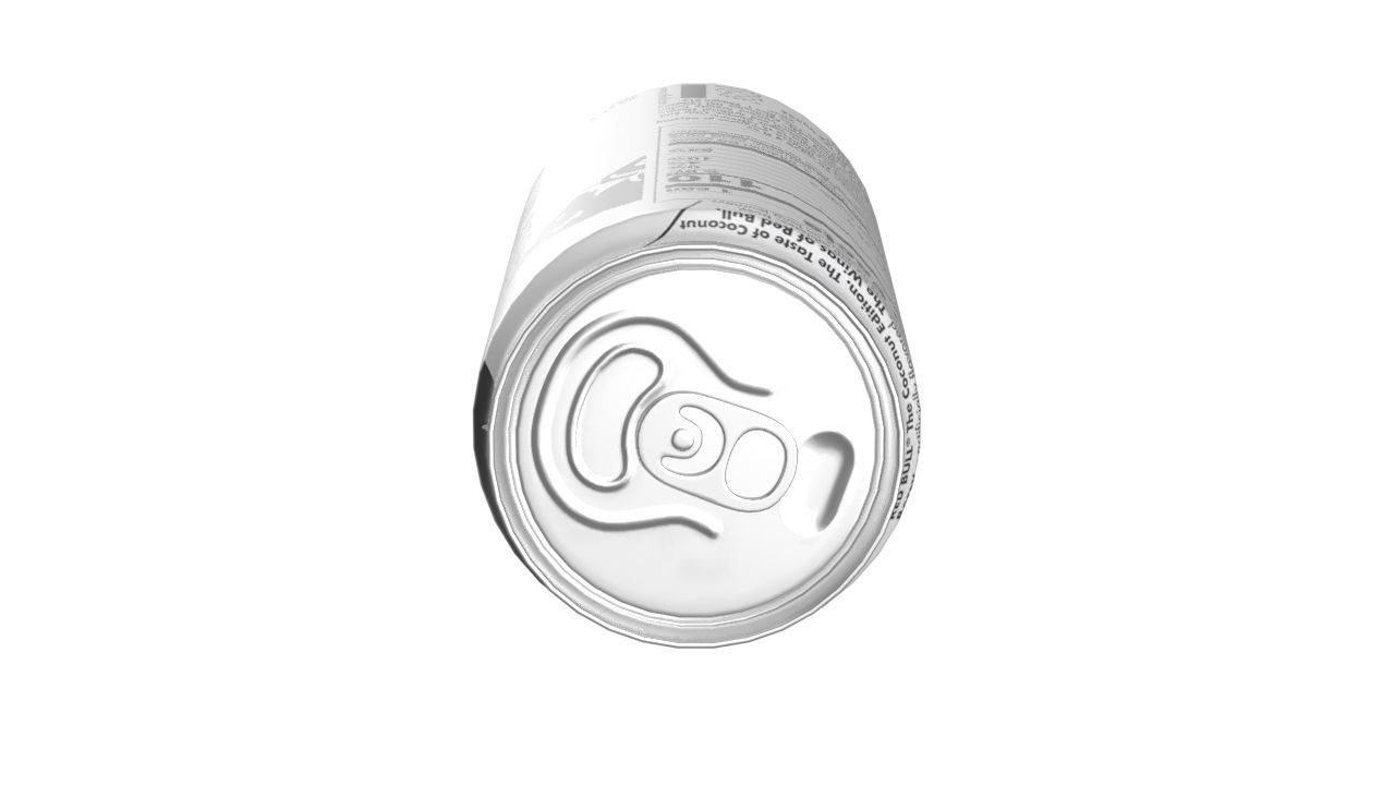Red Bull Coconut Edition Drink Can Sleek 250ml 01 Low-poly 3D model_14