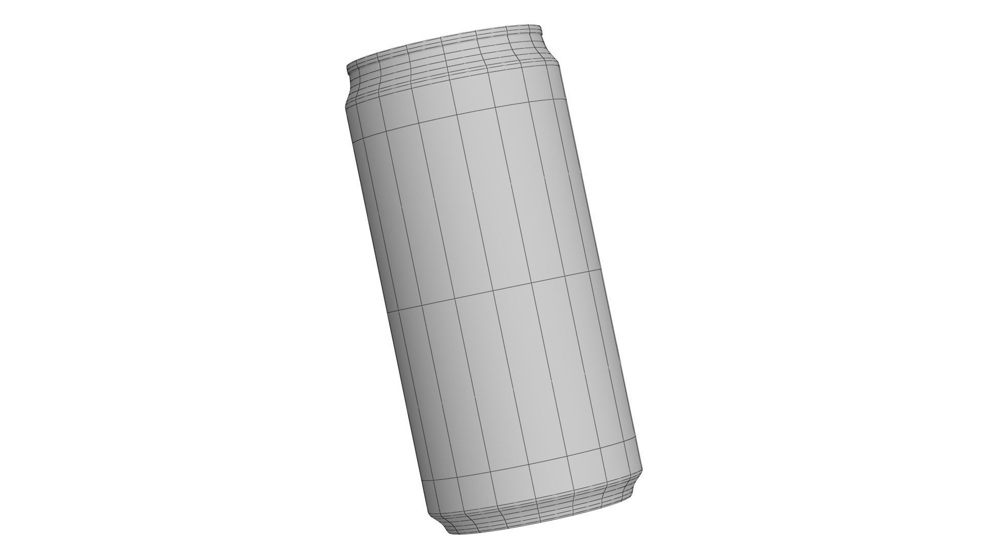 Red Bull Coconut Edition Drink Can Sleek 250ml 01 Low-poly 3D model_22