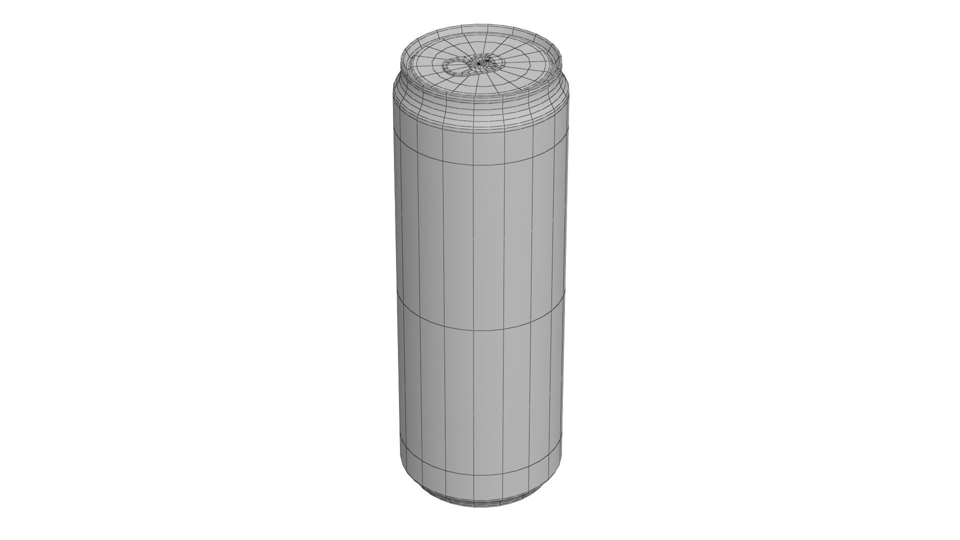 Red Bull Red Edition Drink Can Sleek 355ml 02 Low-poly 3D model_21