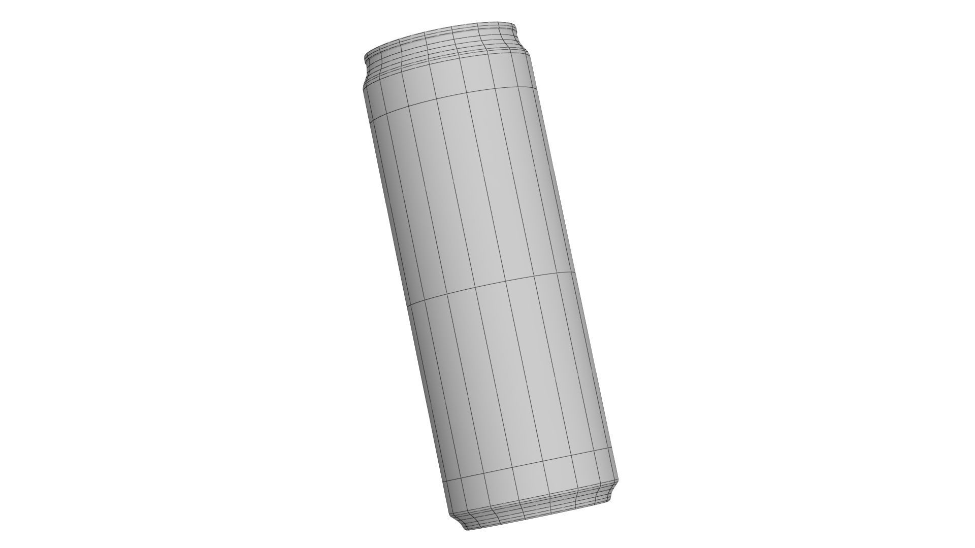 Red Bull Red Edition Drink Can Sleek 355ml 02 Low-poly 3D model_22