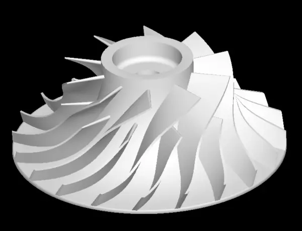 centrifugal compressor 3D model_0