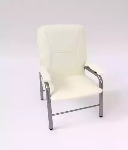 Leather  Armchair 3D model Low-poly 3D model
