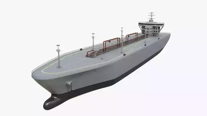Fleet Oilers and Replenishment Ship  Low-poly 3D model