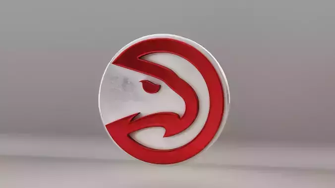 NBA Atlanta Hawks Logo 3D model