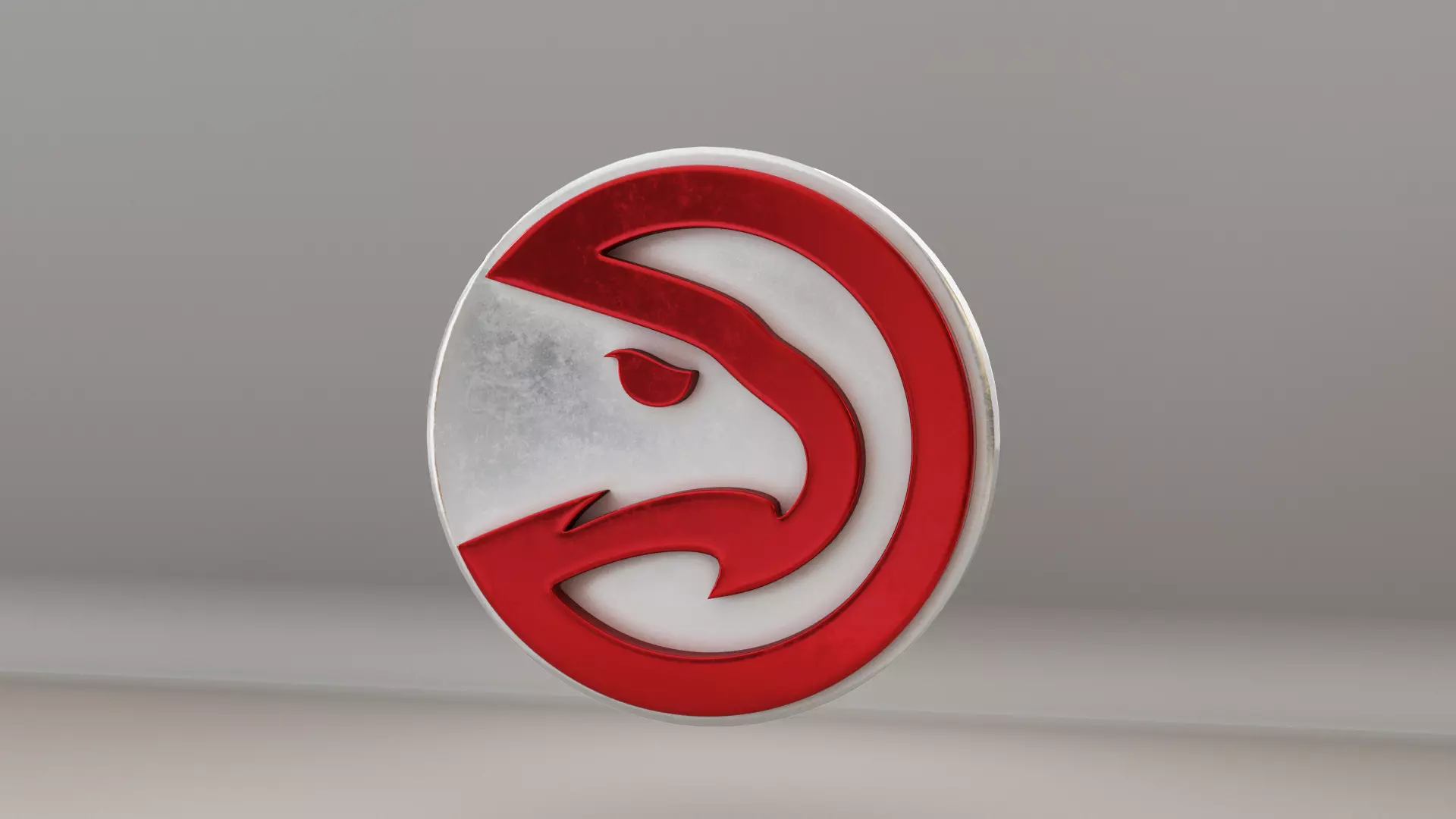 NBA Atlanta Hawks Logo 3D model_0