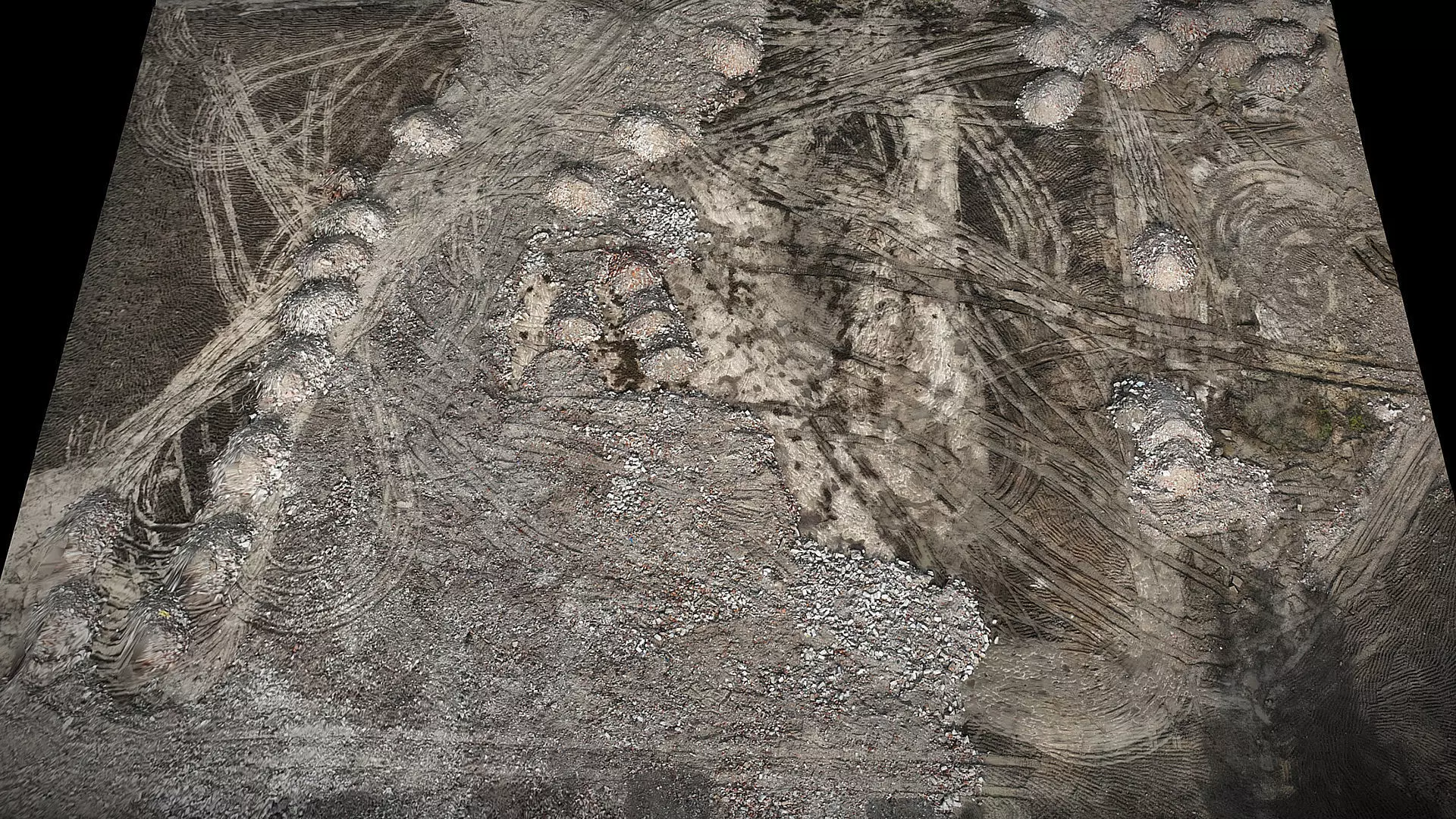 construction-site terrain ground photogrammetry Low-poly 3D model_0