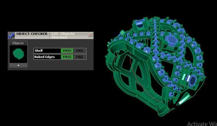 Princess and round daimond ring ready to print 3D print model_18