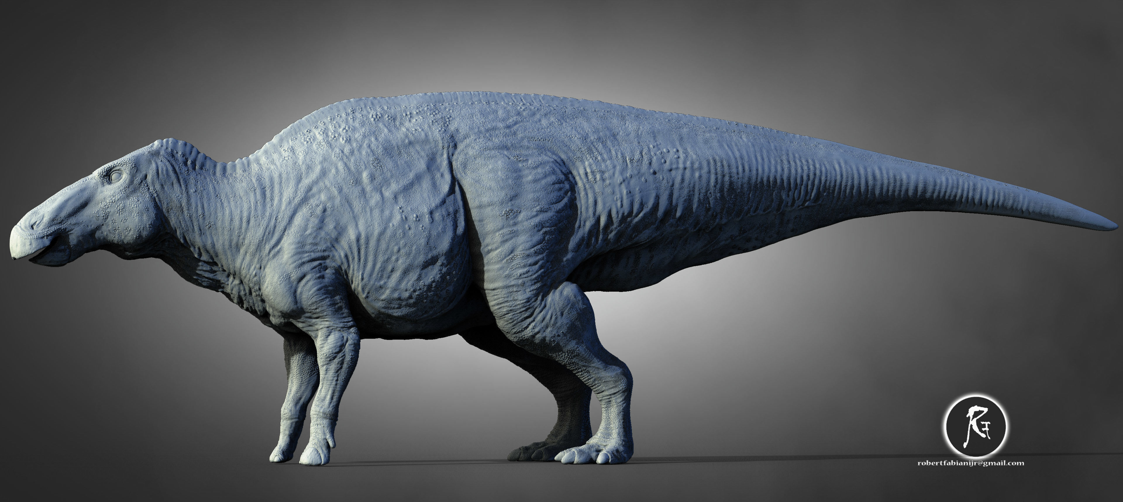 Edmontosaurus 3D print model_2