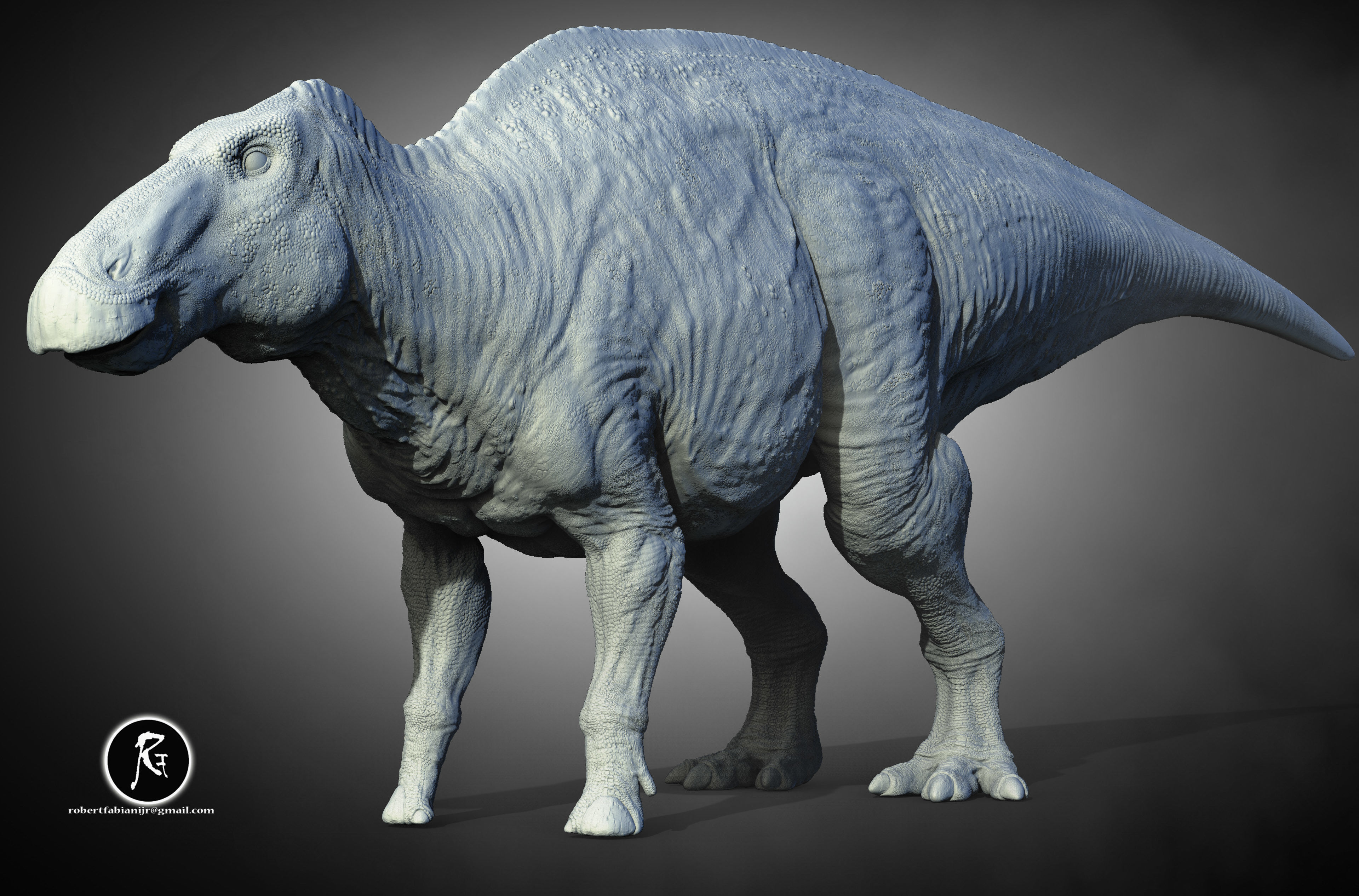 Edmontosaurus 3D print model_1