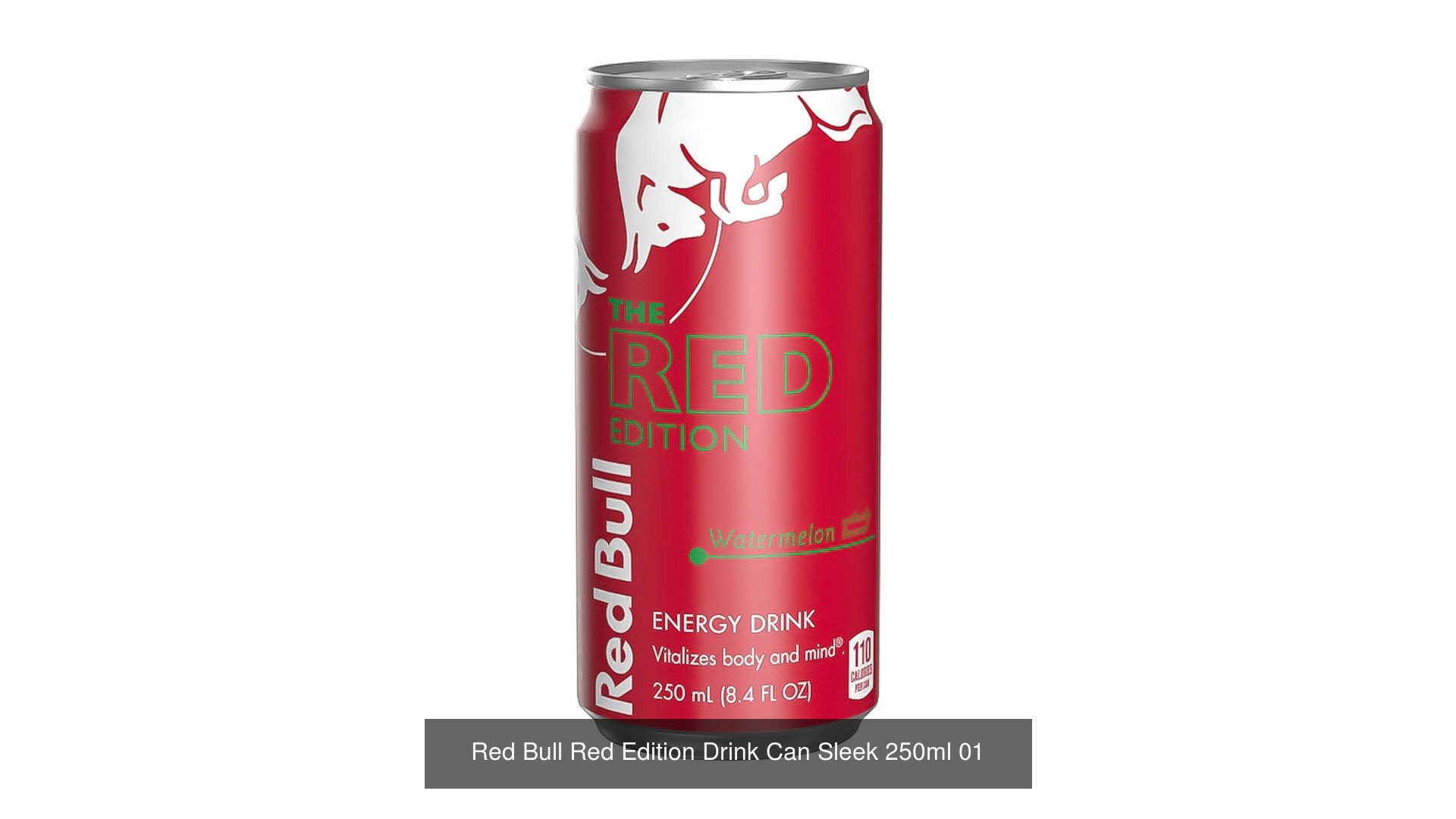 Red Bull Drink Can Package 3D Model Collection_10