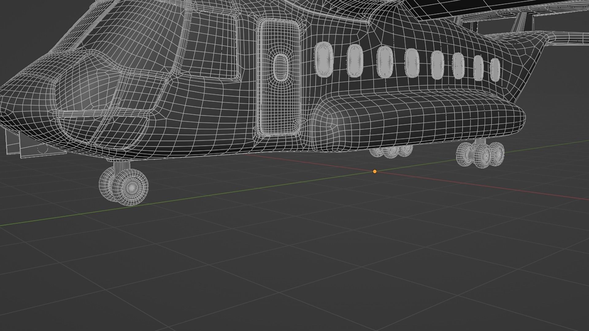  Military Tiltrotor Aircraft  Earth Tones Low-poly 3D model_14