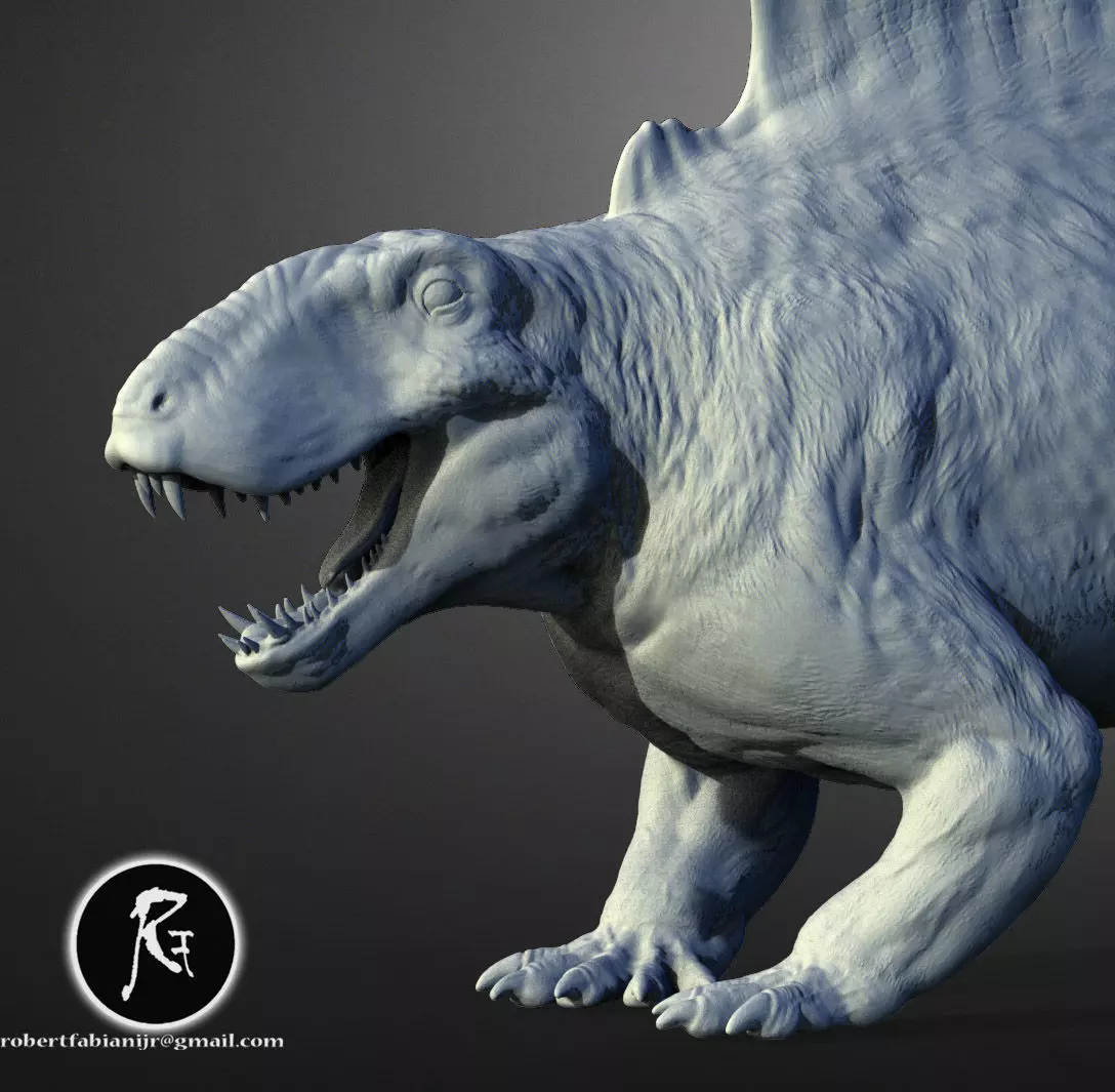 Dimetrodon 3D print model_0