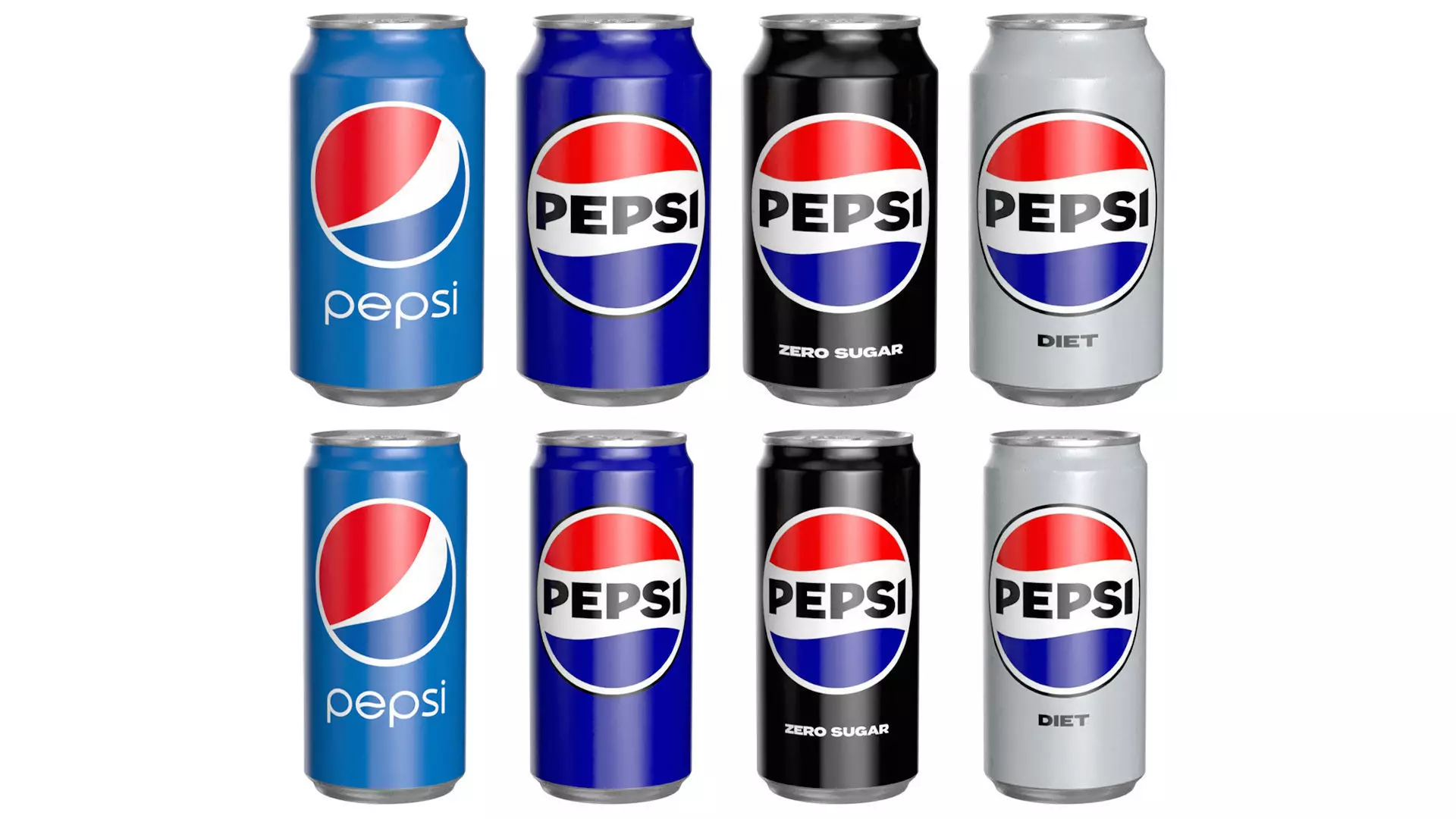 Pepsi Drink Can Package 3D Model Collection_0