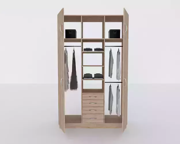 Elite Closets Line - Model 03 3D model