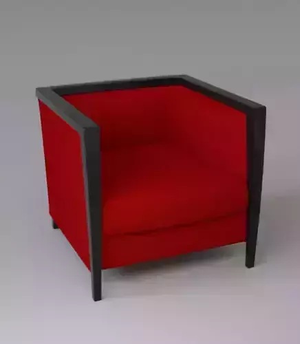 chair 3d model Low-poly 3D model