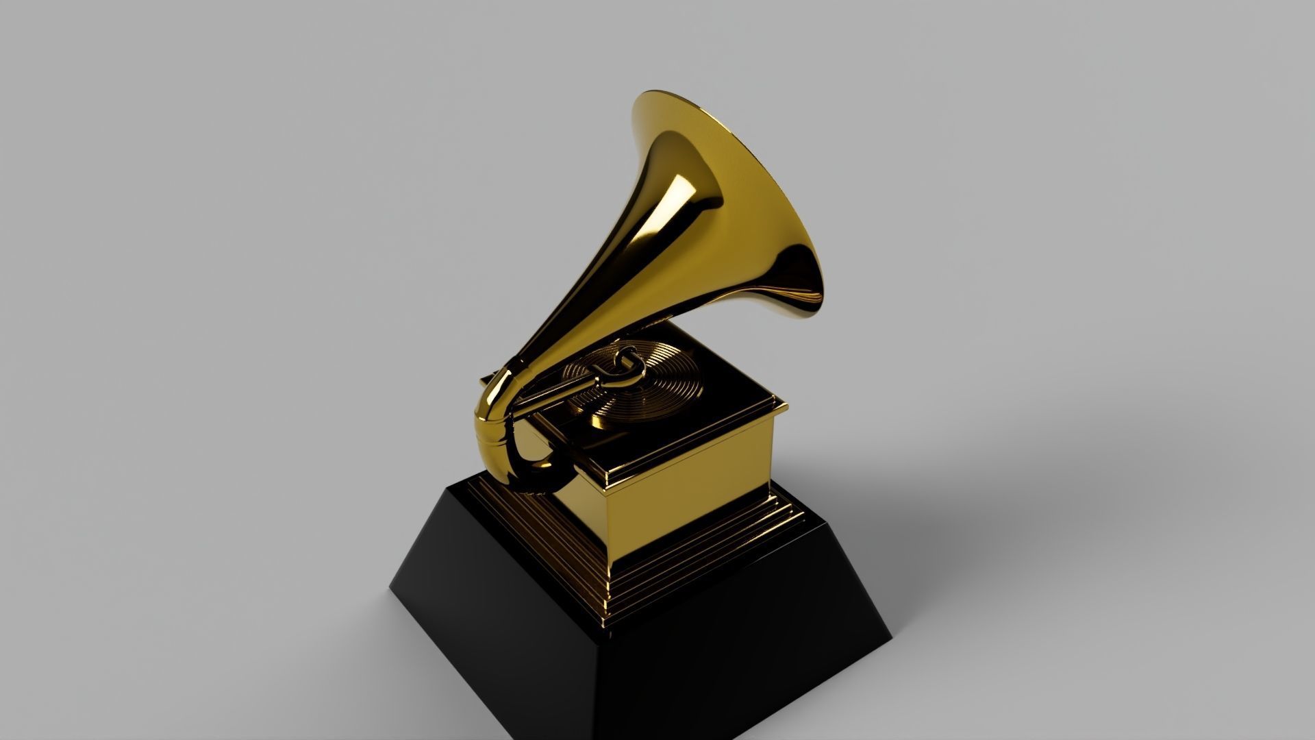 Grammy Award 3D model_3