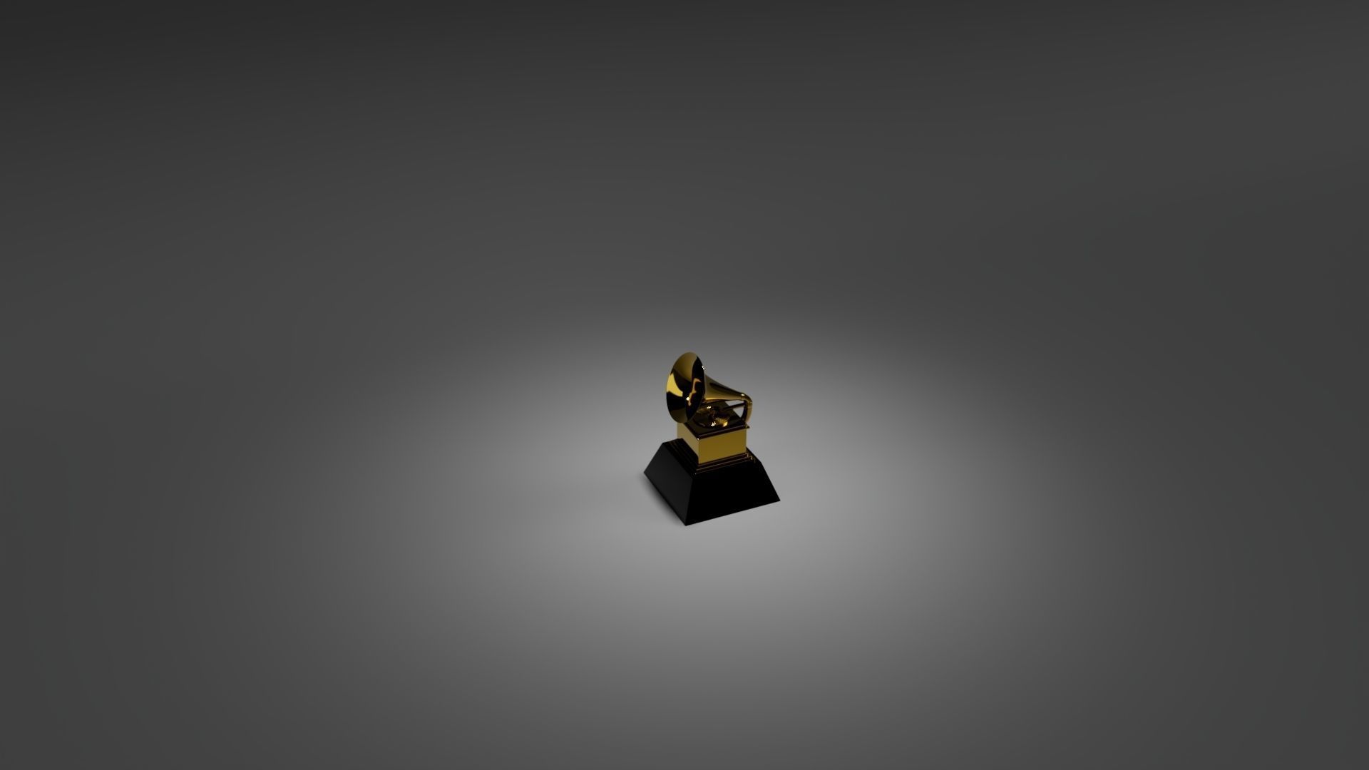 Grammy Award 3D model_4