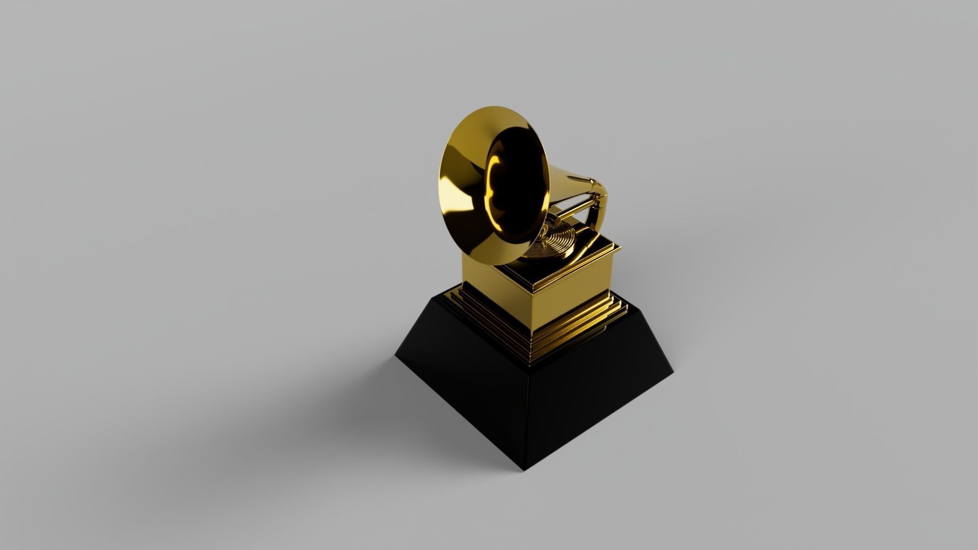 Grammy Award 3D model_1