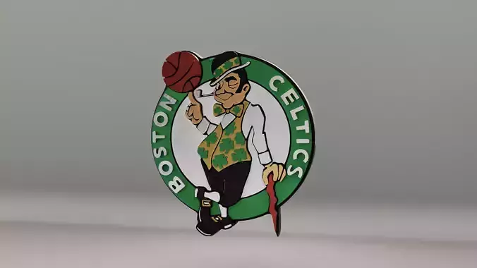 NBA Boston Celtics Logo 3D model
