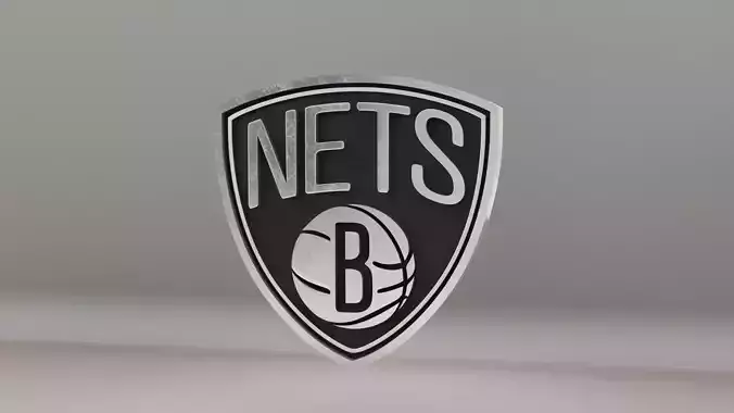 NBA Brooklyn Nets Logo 3D model