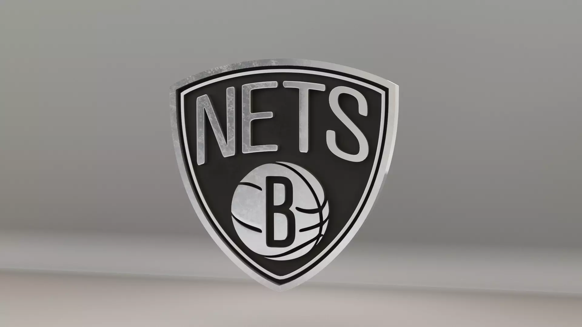 NBA Brooklyn Nets Logo 3D model_0