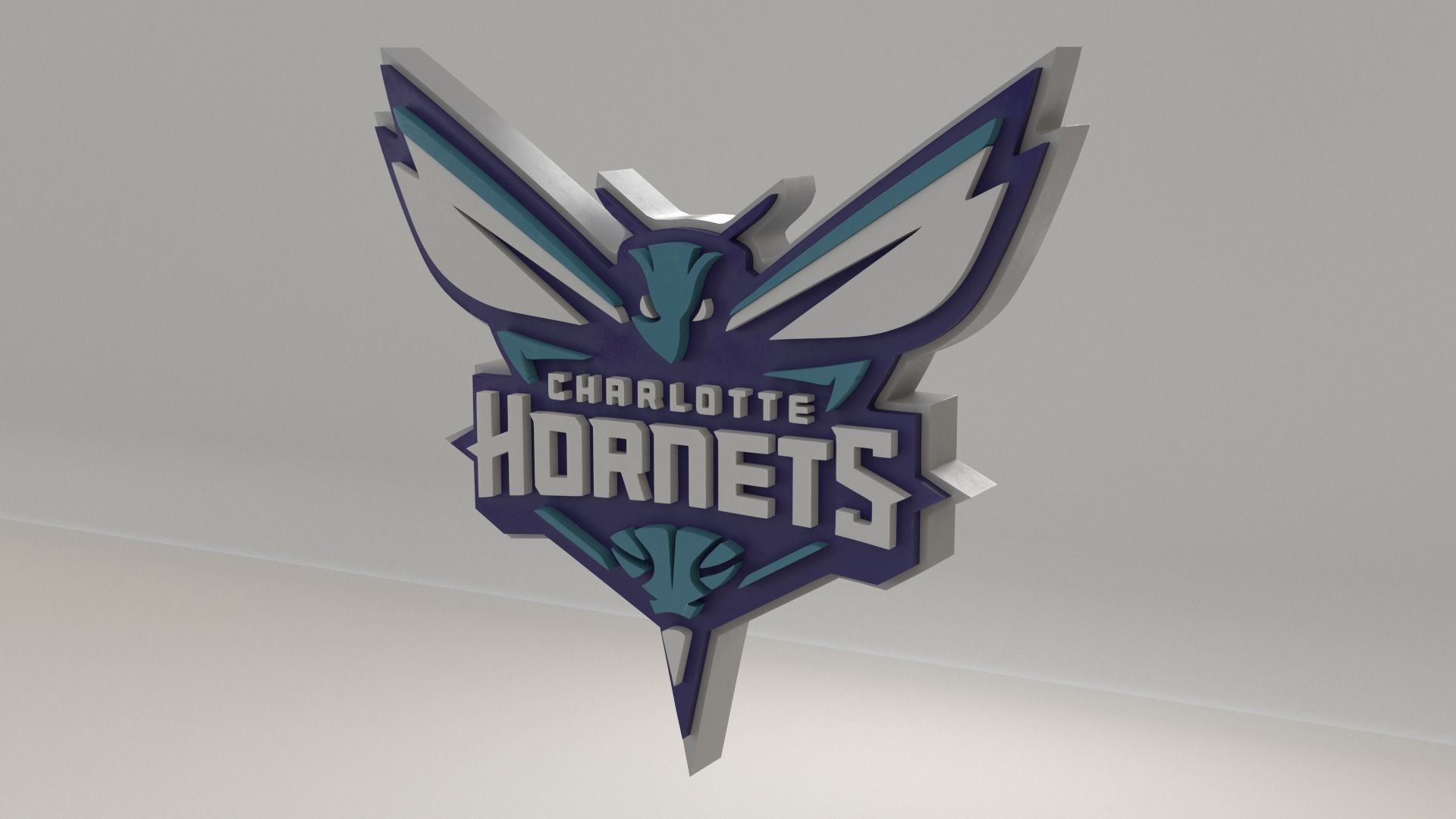 NBA Charlotte Hornets Logo 3D model_6
