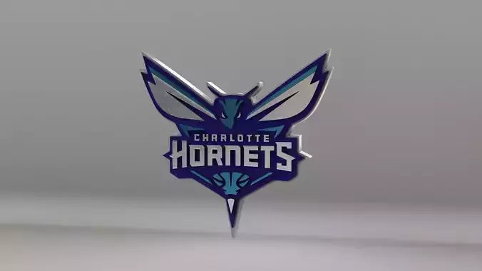 NBA Charlotte Hornets Logo 3D model