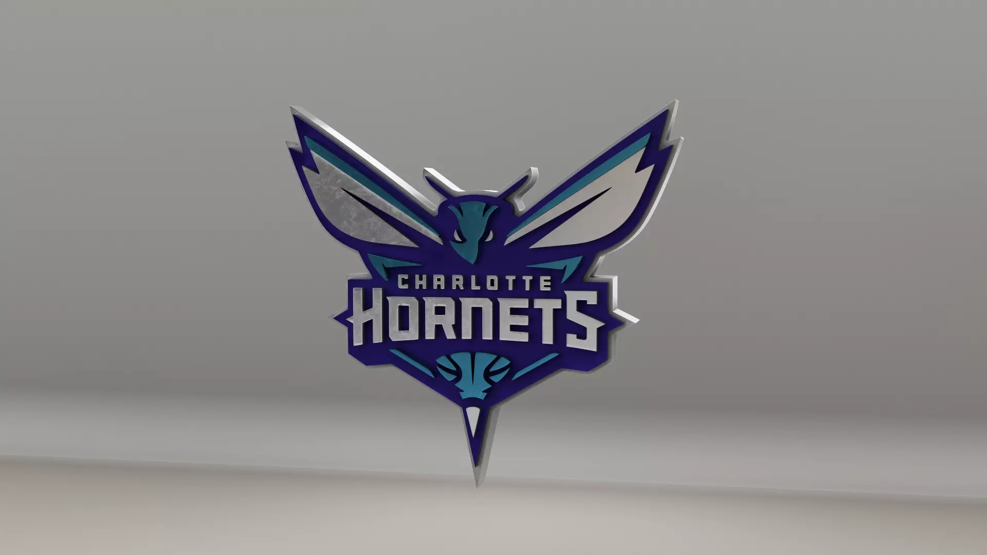 NBA Charlotte Hornets Logo 3D model_0