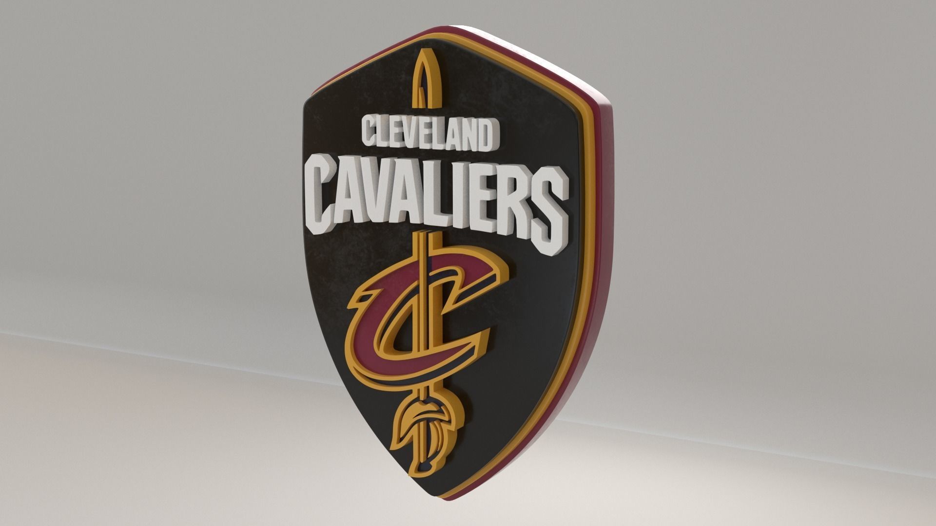 NBA Cleveland Cavaliers Logo 3D model_6