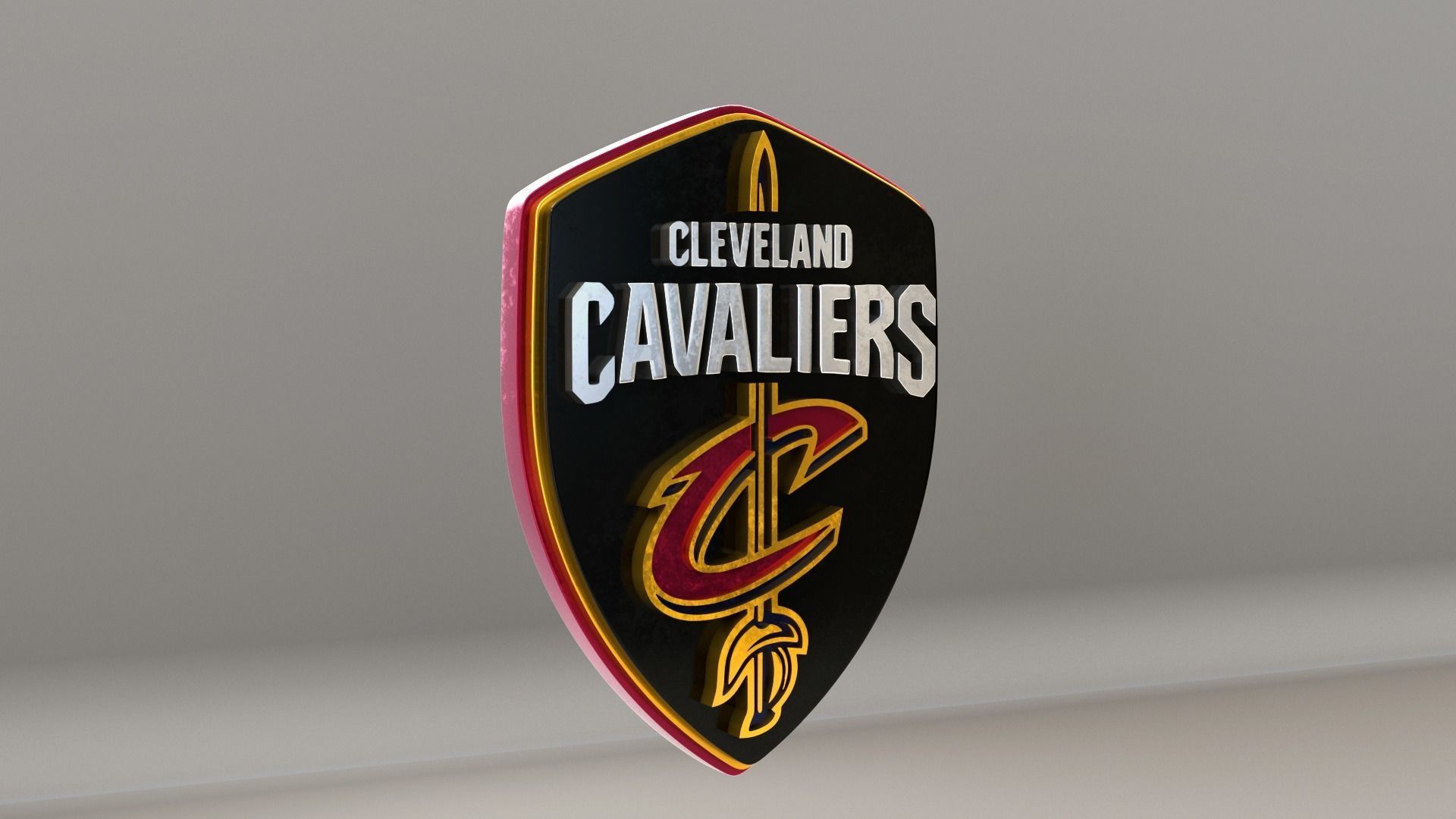 NBA Cleveland Cavaliers Logo 3D model_3