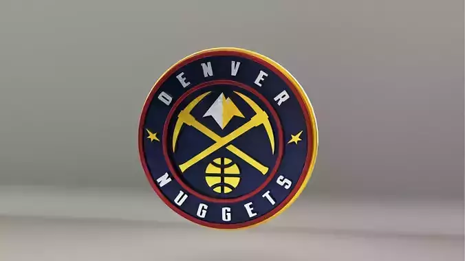 NBA Denver Nuggets Logo 3D model