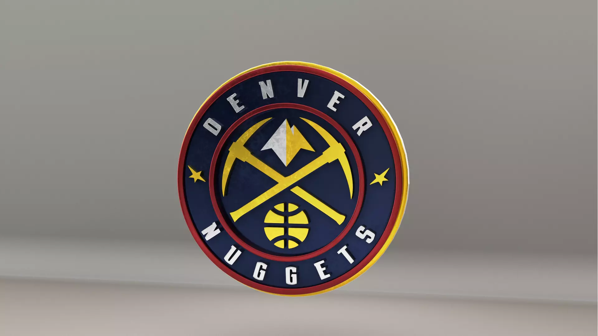 NBA Denver Nuggets Logo 3D model_0