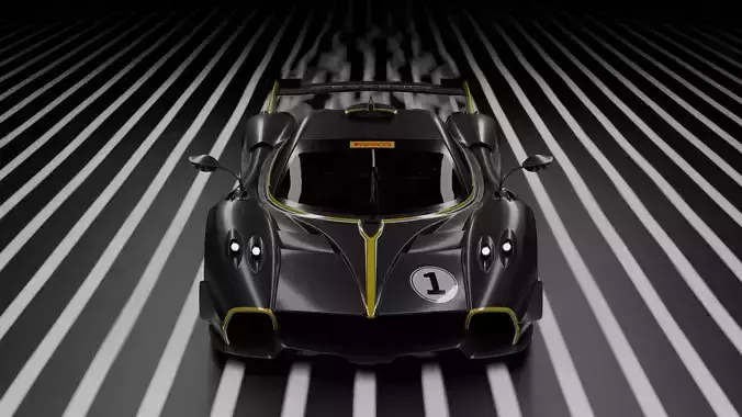 Pagani Huayra R 3D model