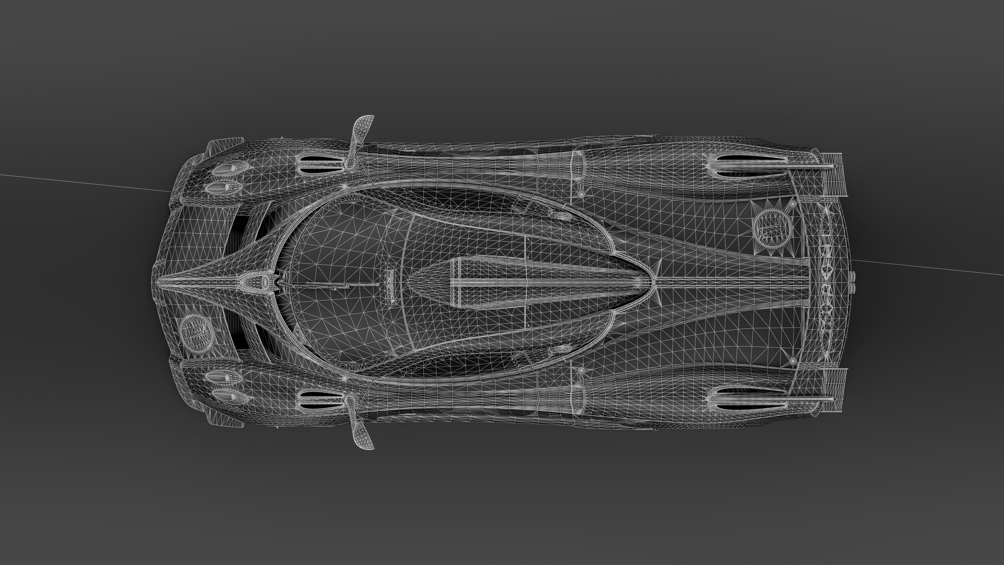 Pagani Huayra R 3D model_6