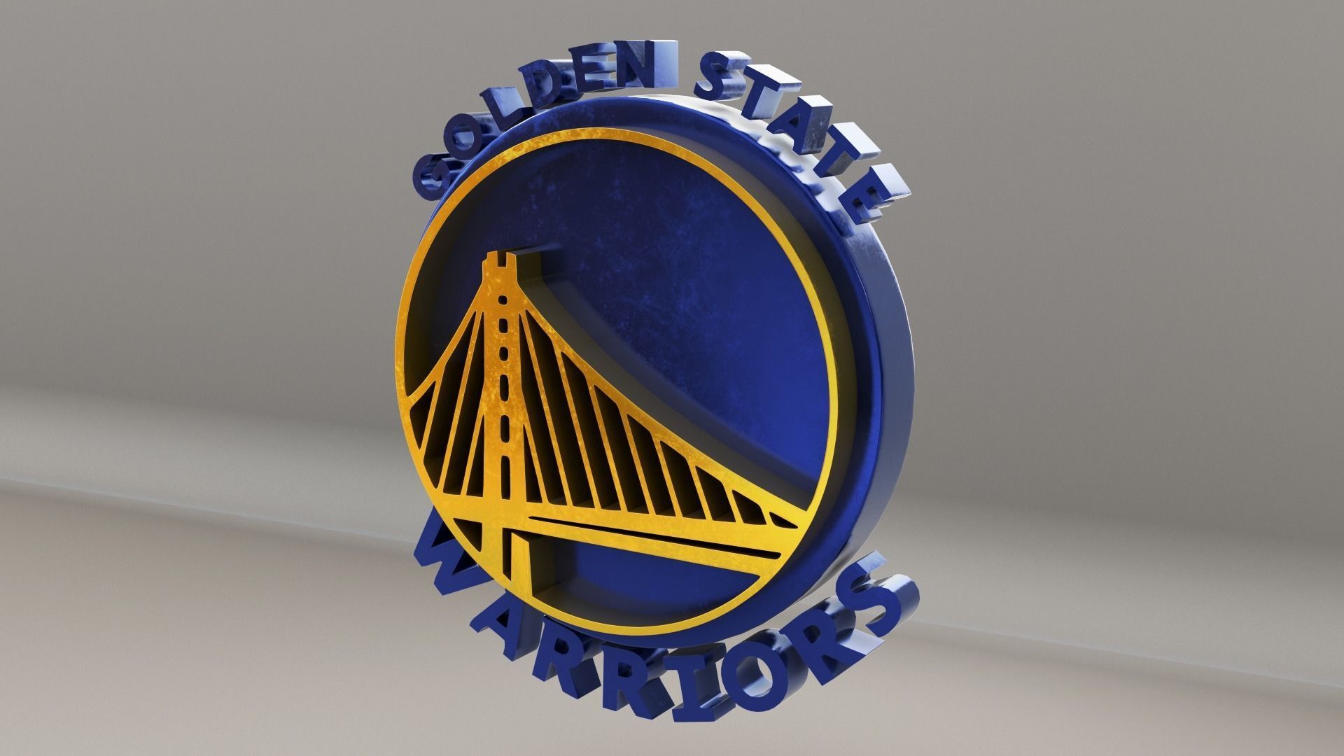 NBA Golden State Warriors 3D model_2