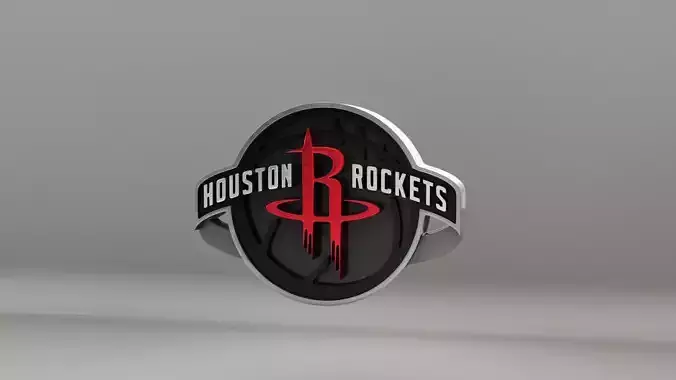 NBA Houston Rockets Logo 3D model