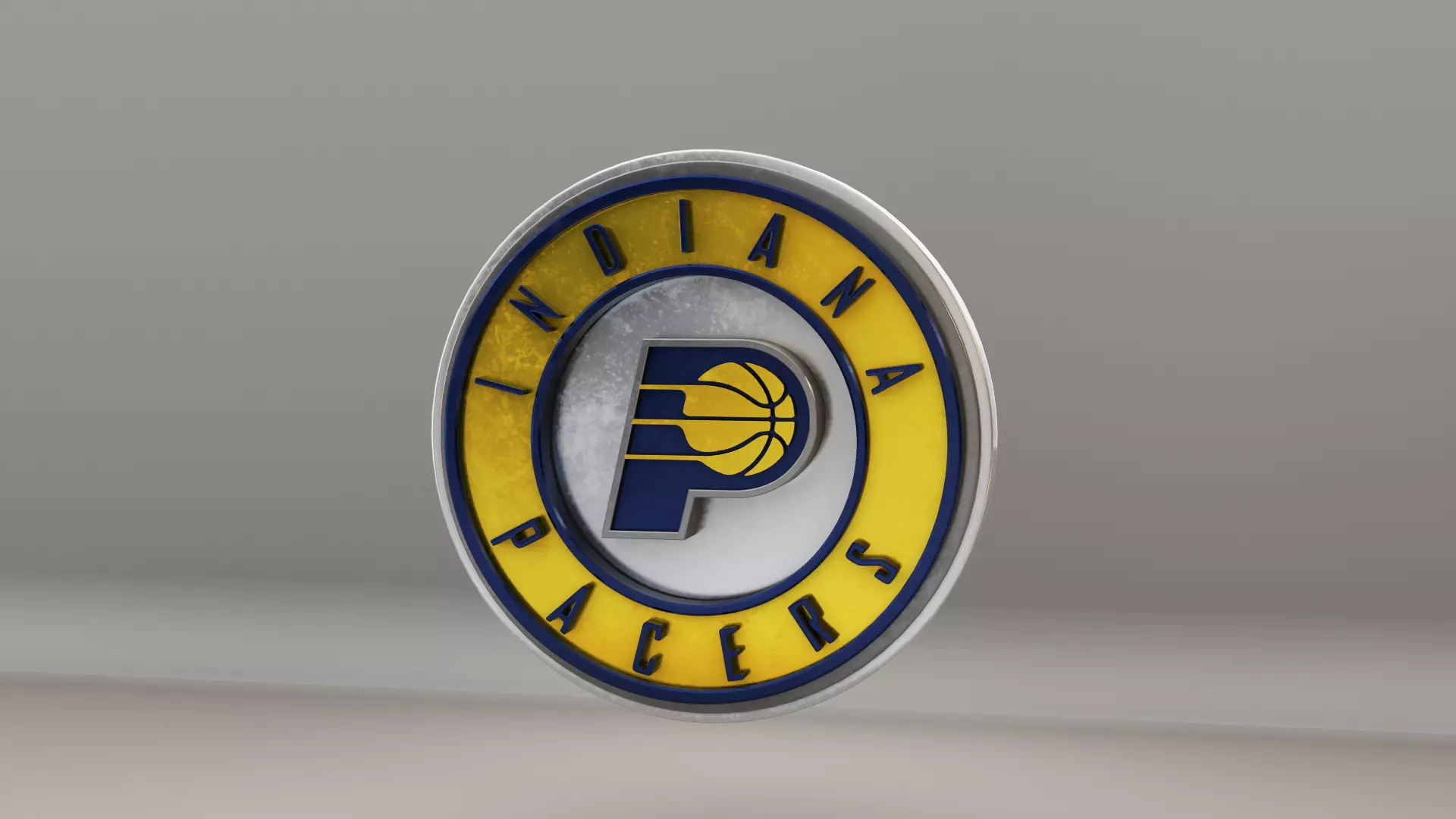 NBA Indiana Pacers Logo 3D model_0