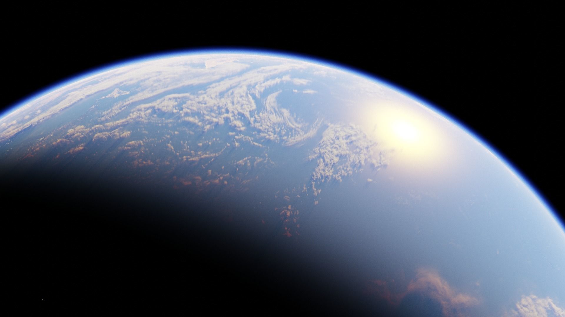 Earth high Photorealistic 16K textures 3D model_5