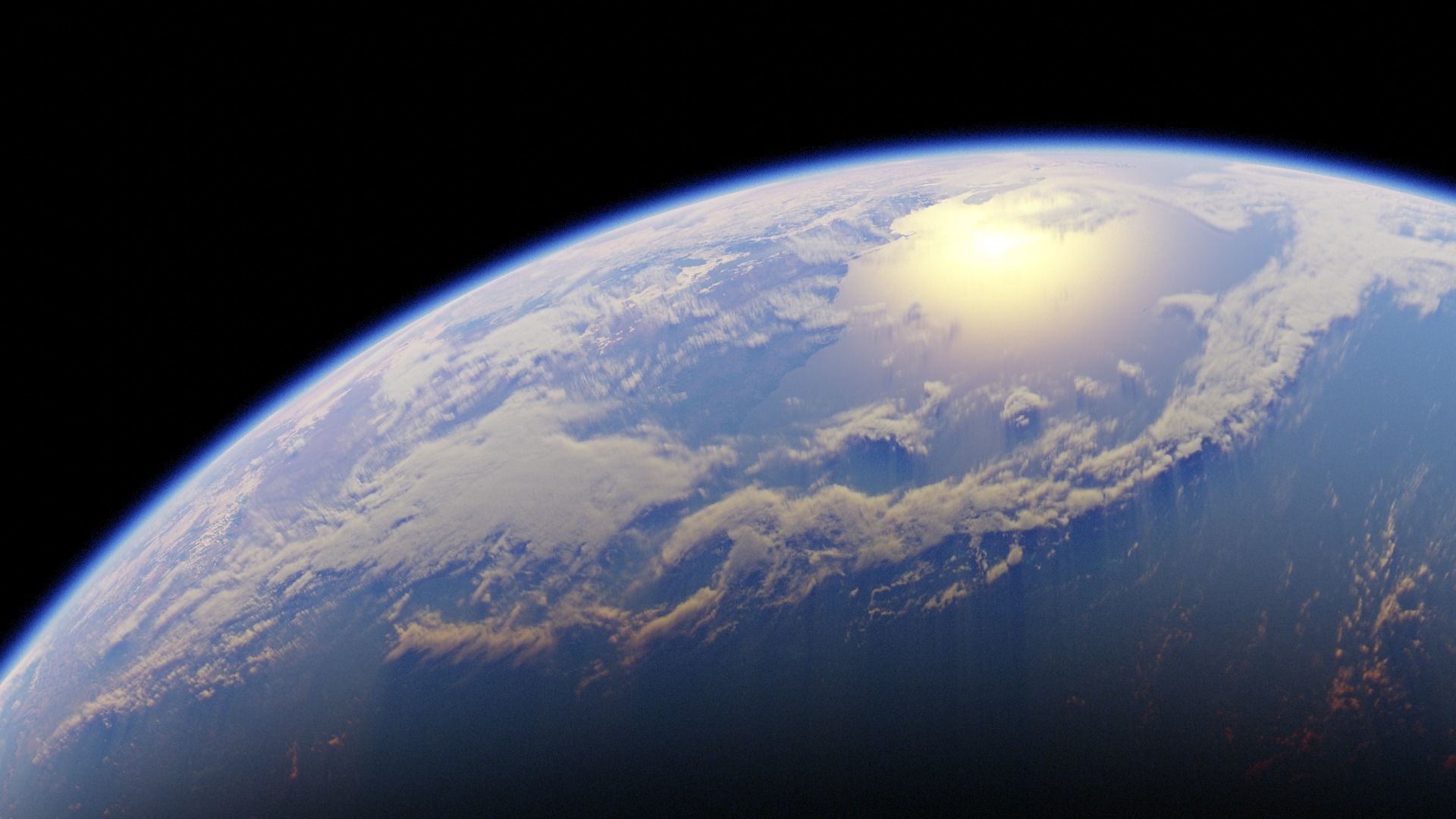 Earth high Photorealistic 16K textures 3D model_1