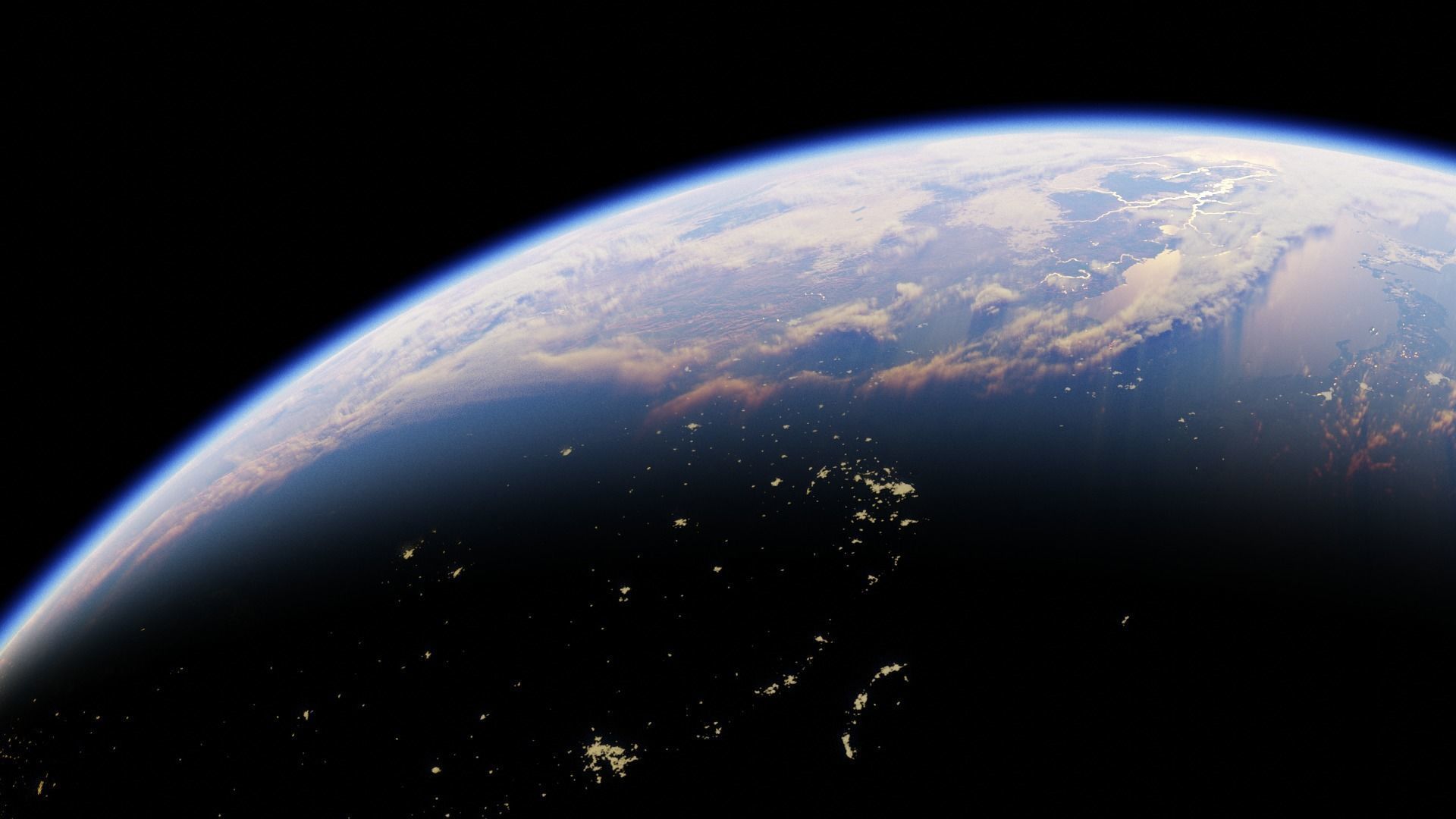 Earth high Photorealistic 16K textures 3D model_8