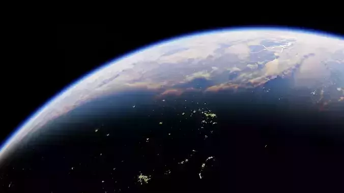 Earth high Photorealistic 16K textures 3D model