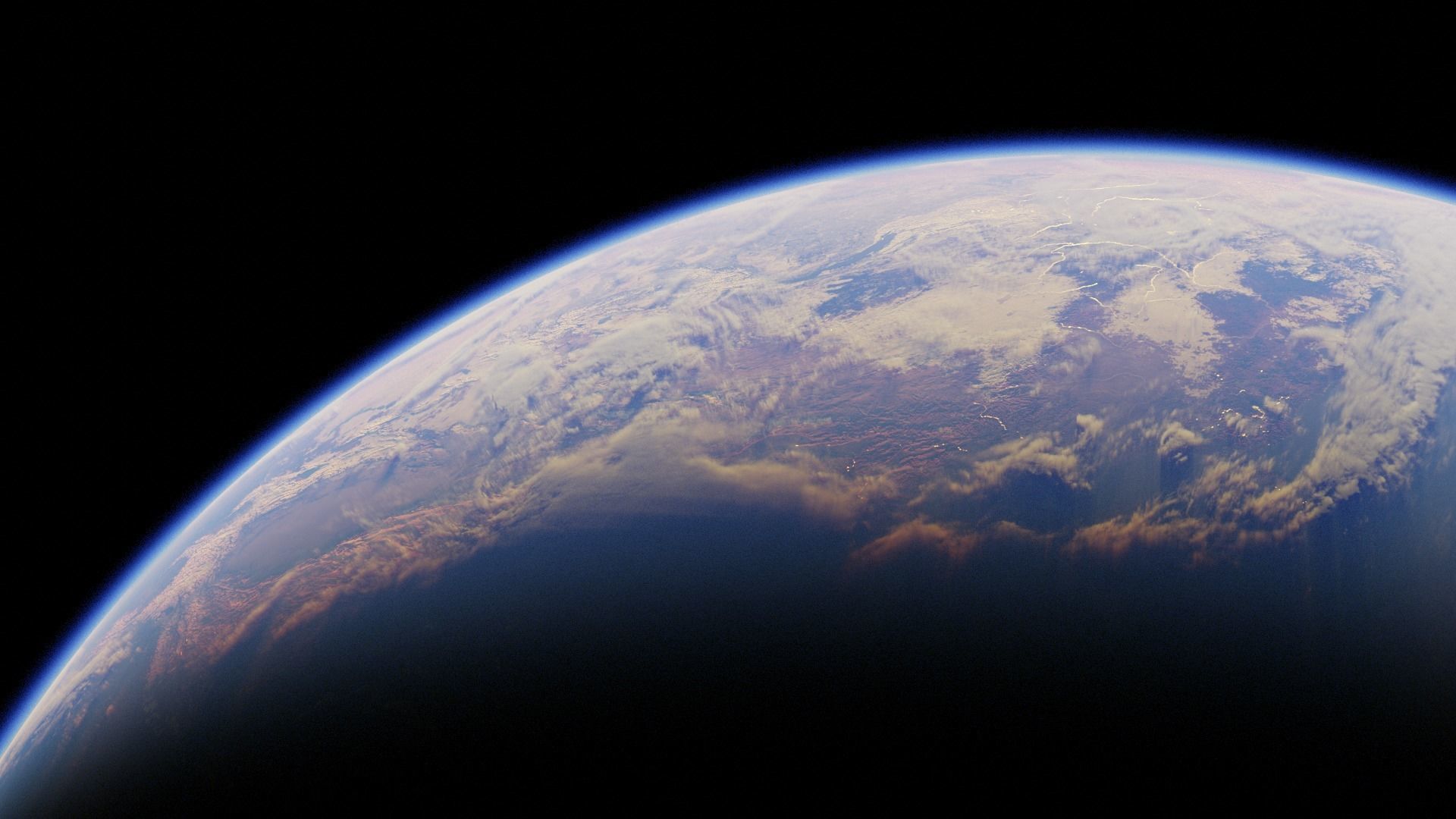 Earth high Photorealistic 16K textures 3D model_3