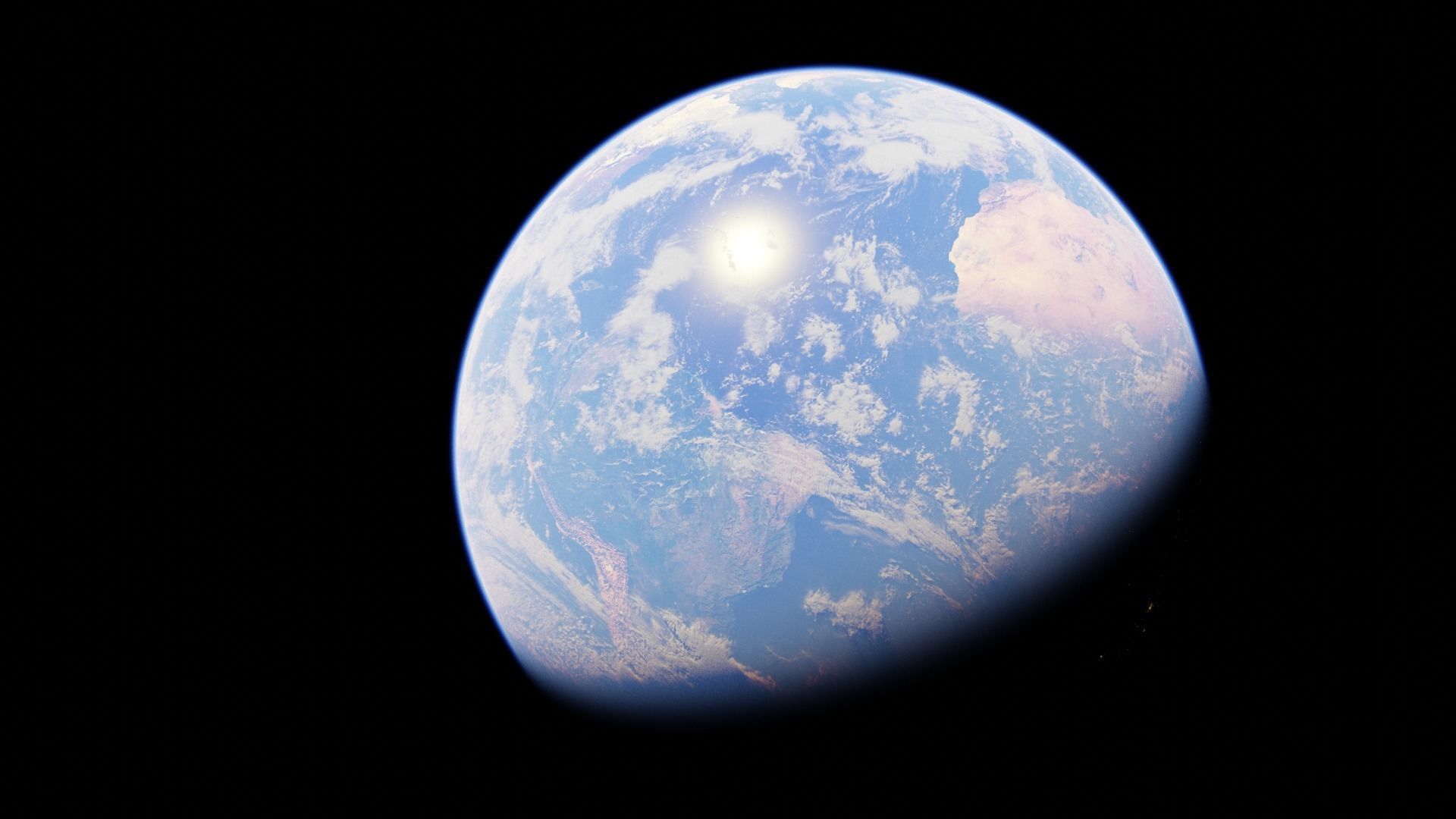 Earth high Photorealistic 16K textures 3D model_12