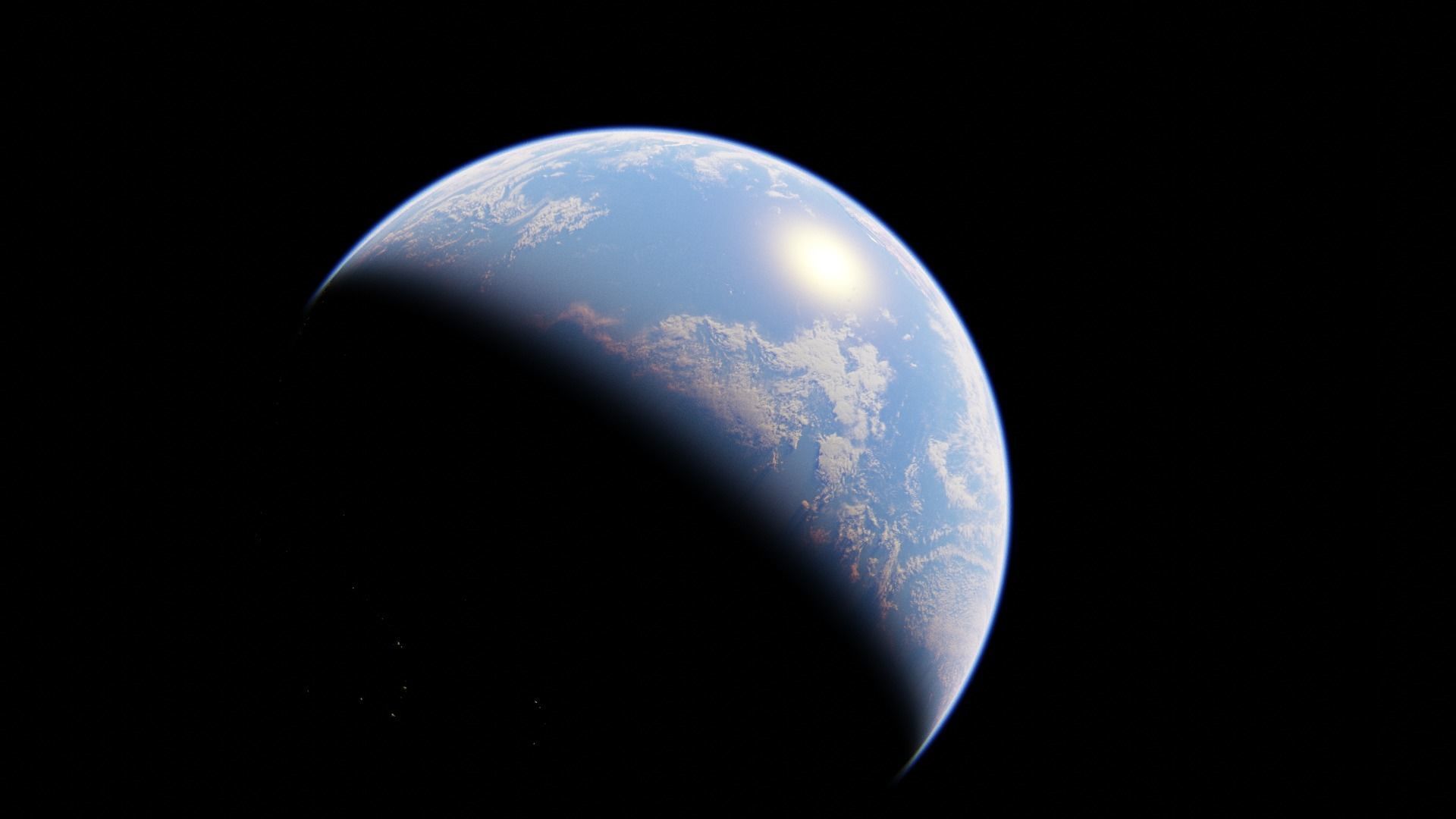 Earth high Photorealistic 16K textures 3D model_14