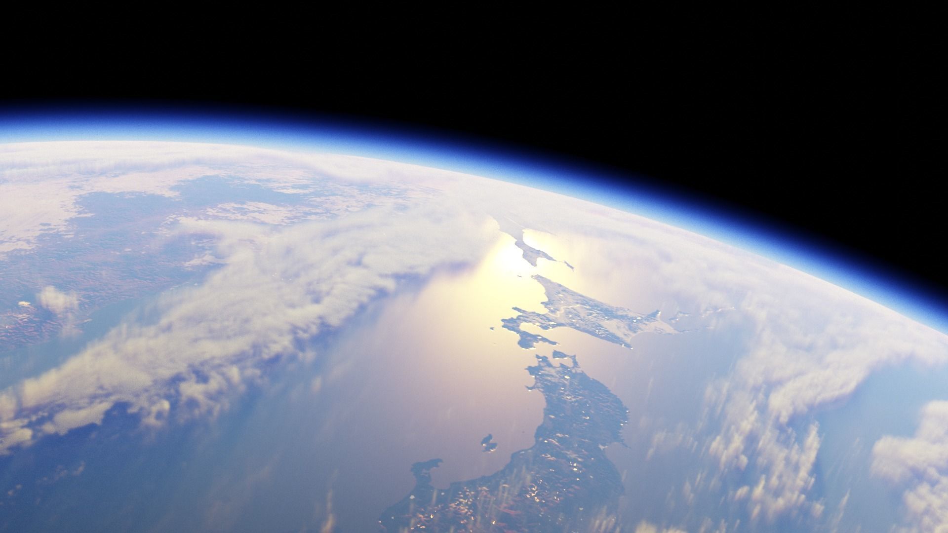 Earth high Photorealistic 16K textures 3D model_9