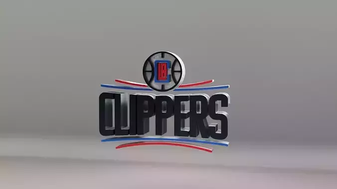 NBA LA Clippers Logo 3D model
