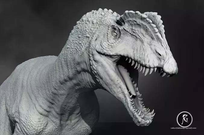 Dilophosaurus 3D print model